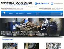 Tablet Screenshot of enterprisetd.com
